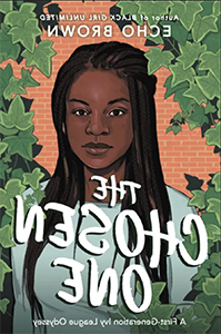 《天选之子》的封面上，一位年轻的黑人妇女站在爬满常春藤的砖块前
