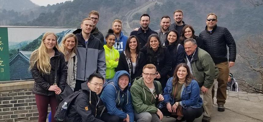RWU MBA students visit the Great Wall of China